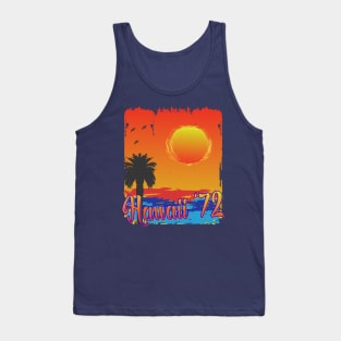 Hawaii 72 Retro 70's style 50th anniversary Tank Top